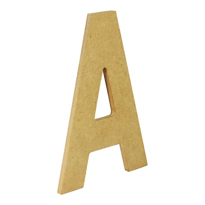 12 Pack: 5" Unfinished Wood San Serif Letter by Make Market®