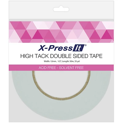 X-Press It® 0.5" High Tack Double-Sided Tissue Tape