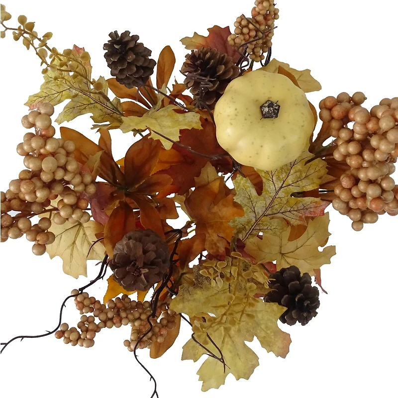 21" Cream Pumpkin & Berry Deluxe Bush by Ashland®