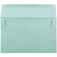 JAM Paper A10 Aqua Blue Invitation Envelopes