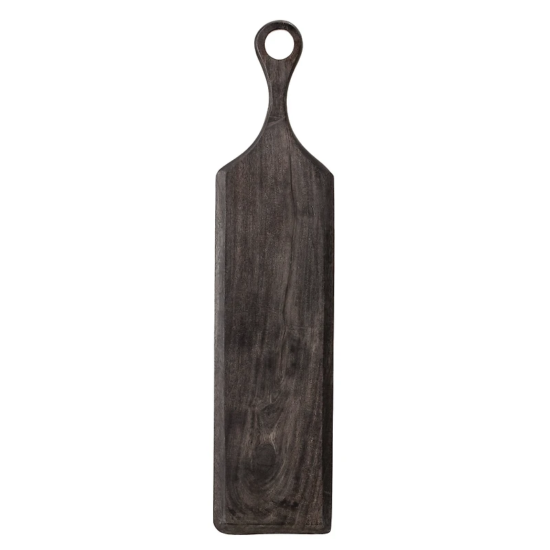 Hello Honey® 24" Black Acacia Wood Tray/Cutting Board