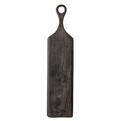 Hello Honey® 24" Black Acacia Wood Tray/Cutting Board