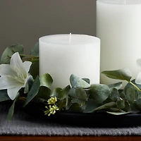 4" x 4" White Pillar Candle by Ashland®