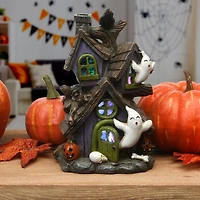 6" LED Purple Haunted House