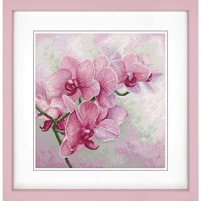 Luca-s Graceful Orchids Counted Cross Stitch Kit