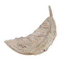 Champagne Leaf Textured Decorative Bowl Set
