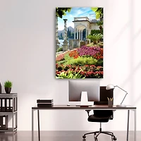 Lumaprints Giardino sul Lago No.4 Canvas Wall Art