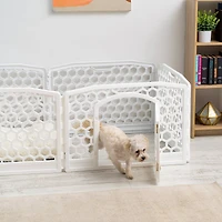 Iris® 6-White Panel Pet Playpen