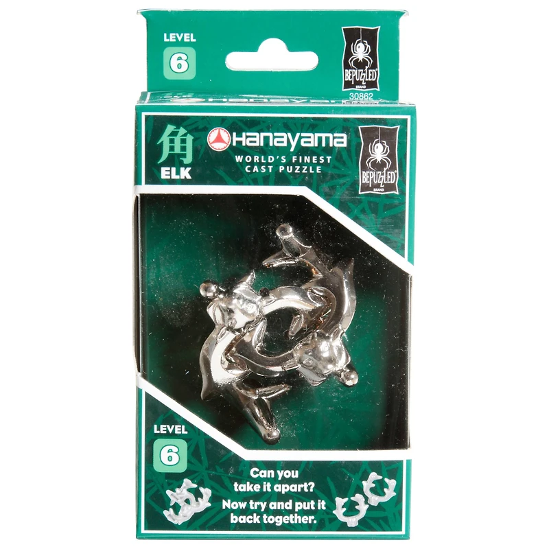 Hanayama Elk Level 6 Cast Puzzle