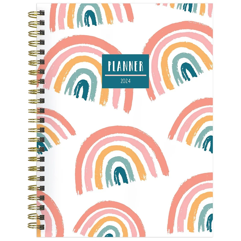TF Publishing 2024 Fresh Rainbow Medium Weekly Monthly Planner