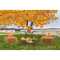 Sorbus 25.5" Black Cart Stand Pot Plant Holder