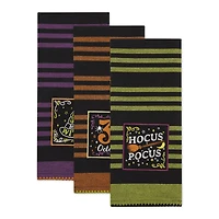 DII® Witchful Thinking Embellished Dishtowel Set, 3ct.