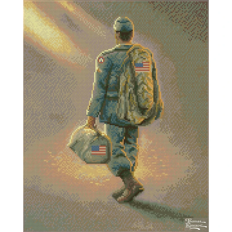 Diamond Dotz® Intermediate Level Thomas Kinkade Heading Home Diamond Painting Kit