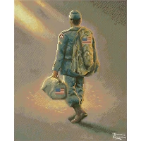 Diamond Dotz® Intermediate Level Thomas Kinkade Heading Home Diamond Painting Kit