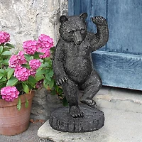 Design Toscano 31.5" The Bear Dance Garden Statue