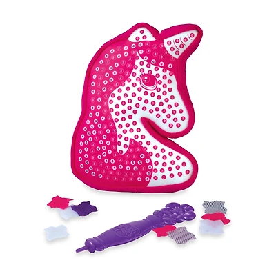 12 Pack: PlushCraft™ Fabric by Number Unicorn Pillow Kit