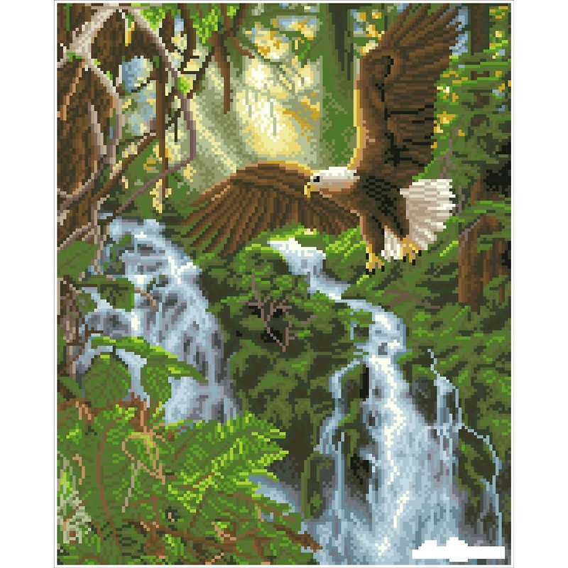 Diamond Dotz® Advanced Eagles Flight Diamond Painting Kit