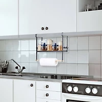 NEX Under Cabinet Storage Shelf with Paper Towel Holder