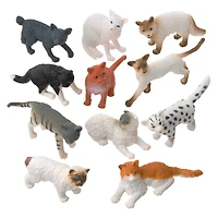 12 Pack: Safari Ltd® TOOBS® Domestic Cats Set