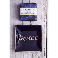 European Soaps Peace Soap & Trinket Set