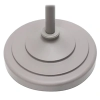 Lalia Home Gray Traditional Table and floor Lamp Set