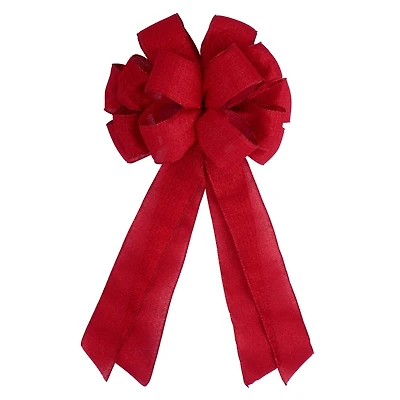 21" Red Shimmer Tree Bow by Celebrate It®