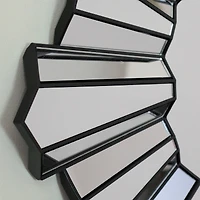 25" Sunburst Round Wall Mirror