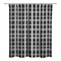 Chalky Plaid Shower Curtain