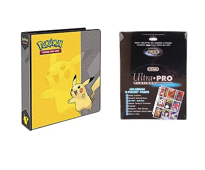 Ultra Pro Pokémon Pikachu 2" 3-Ring Binder Card Album & Sheets Set
