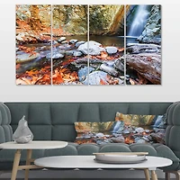 Designart - Beautiful Serenity Waterfall in Cyprus