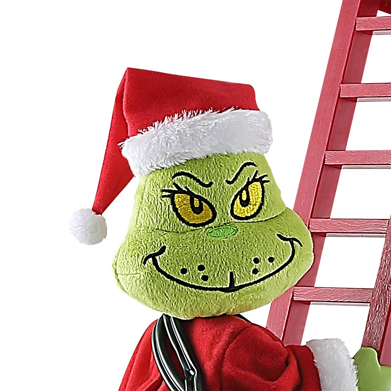 Mr. Christmas 40.5" Animated Ladder Climbing Grinch