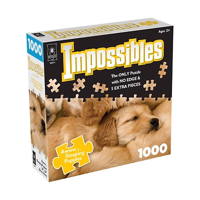 Impossibles Puzzle - Awww... Sleeping Puppies: 1000 Pcs