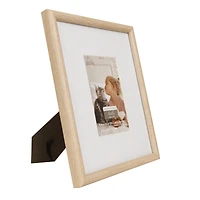 Expressions™ 4" x 6" Natural Woodgrain Frame with Mat by Studio Décor®