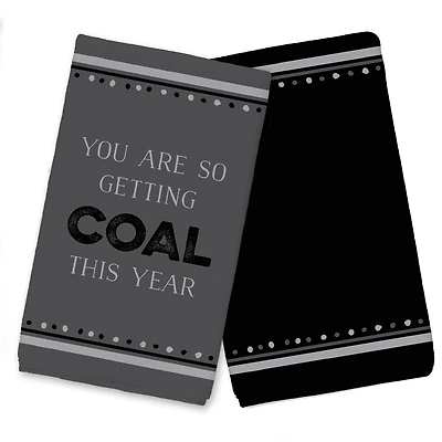 So Getting Coal Tea Towels - Set of 2