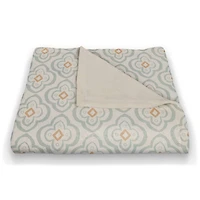 Quatre Coral Fleece Blanket