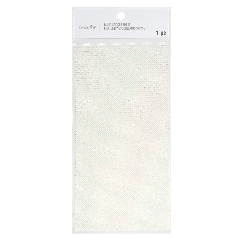 12 Pack: Iridescent Bling Sticker Sheet by Recollections™