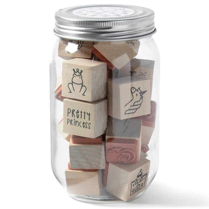 Princess Jar of Wood Stamps by Recollections™