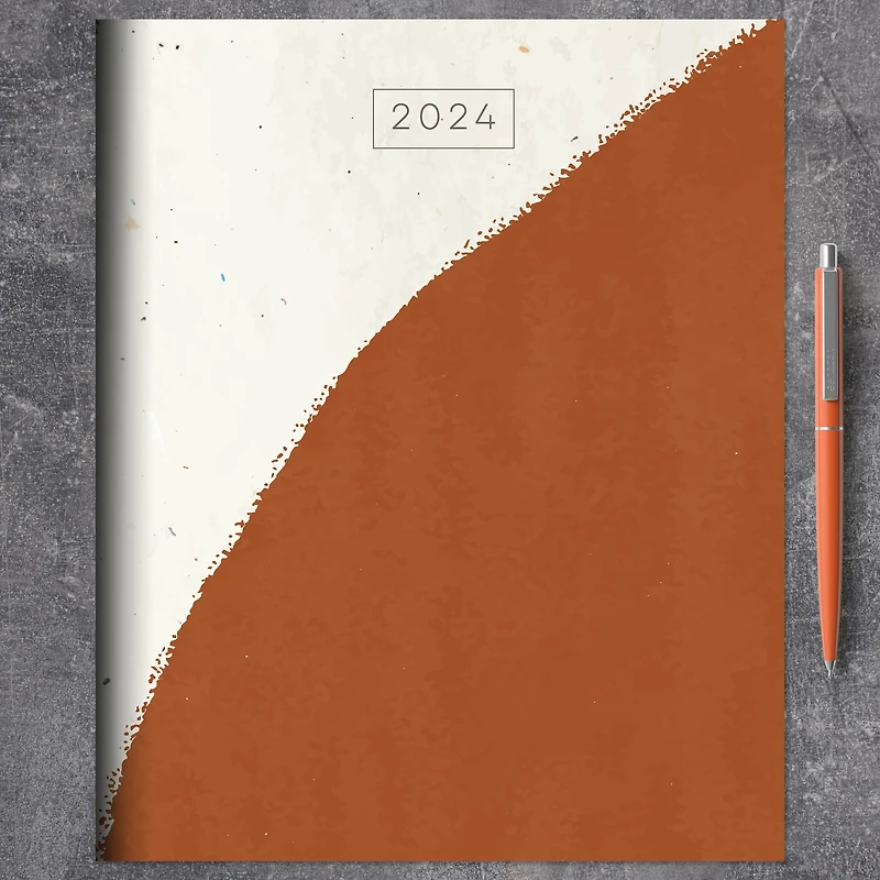 2024 Rust Large Monthly Planner
