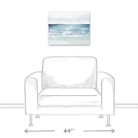 Painted Waves Canvas Wall Art