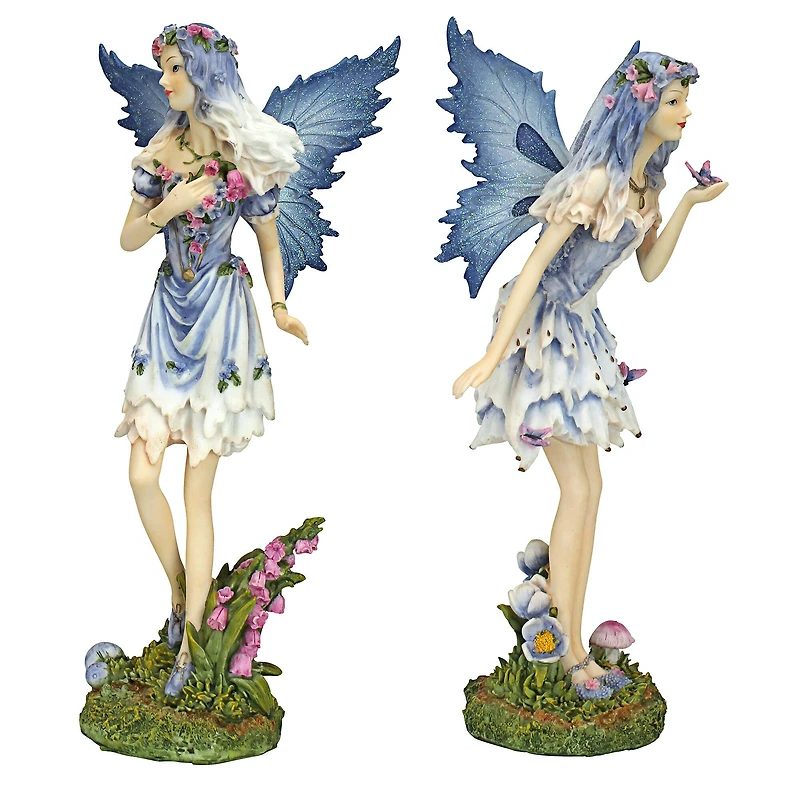 Design Toscano Poppy & Meadow the Windforest Fairies Statue Set