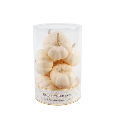 Flora Bunda® Cream Decorative Pumpkins, 8ct.