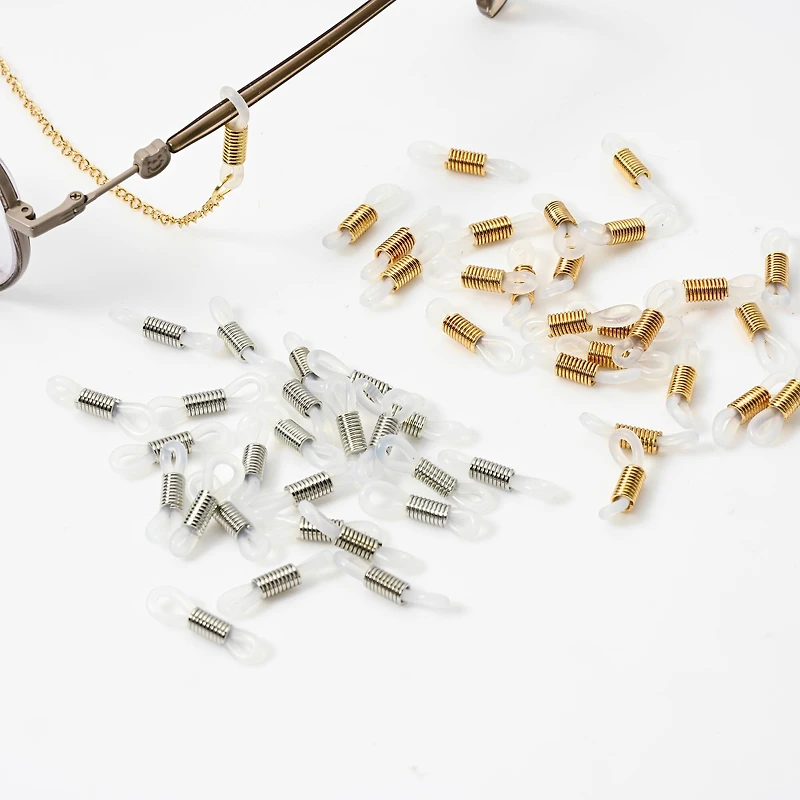 Rhodium & Gold Silicone Connector Mix by Bead Landing™