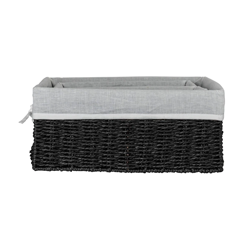 Paper Rope Wicker Basket Set