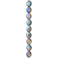 12 Packs: 9 ct. (108 total) Blue Glass Faceted Oval Beads, 20mm by Bead Landing™