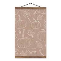 Dusty Rose Count Your Blessings Hanging Canvas