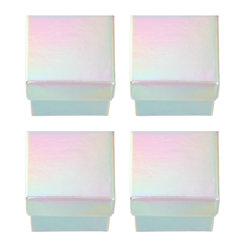 Holographic Ring Boxes, 4ct. by Bead Landing™