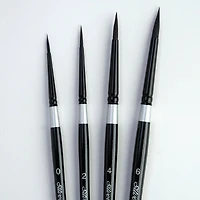 Silver Brush Limited Black Velvet® Round Brushes Set