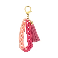 Blue Moon Studio™ Chain Link Bag Charm with Tassel