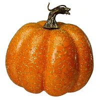5" Orange & Cream Artificial Fall Harvest Pumpkin Set