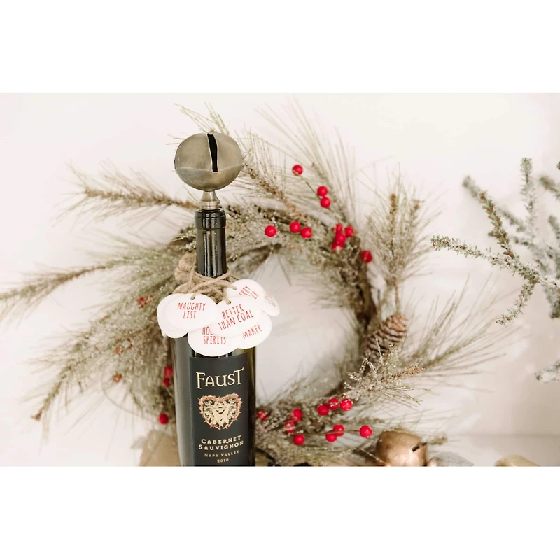 Hello Honey® Metal Bell Bottle Stopper Set